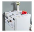 Dustproof Fridge Cover Washing Machine Fridge Cover Towel Pocket Hanging Storage Bag Refrigerator Organizer. 