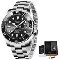 LIGE Top Brand Luxury Fashion Diver Watch Men 30ATM Waterproof Date Clock Sport Watches Mens Quartz Wristwatch Relogio Masculino.