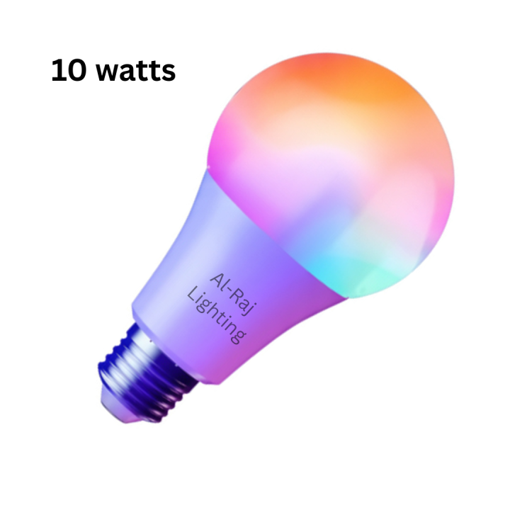 Smart%20LED%20Bulb%2010W%20RGB+CCT%20with%20App%20Control,%20Bluetooth/Tuya%20Compatible,%20Dimmable%20Home%20Lighting%20Al-Raj%20Lighting%20-%20Image%207