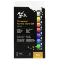 Mont Marte Dimension Acrylic Intro Set 8pc x 18ml. 