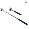 Portable Extendable Telescopic Metal Backscratcher/Back Scratcher in Green. 