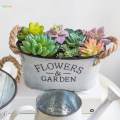 Planter Pot with Handle Hanging Planters Bonsai Pots for Countryside Outdoor Home Garden.