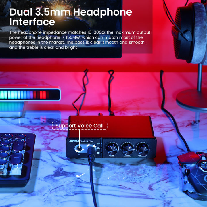 AIYIMA%20DAC-A2%20PRO%20Gaming%20Decoder%20ESS9018K2M%20USB%20Fiber%20Coaxial%20Support%20Computer%20PS4%205%20Desktop%20Gaming%20Headphone%20Amplifier%20-%20Image%205