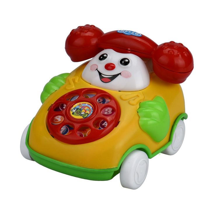 Children'S%20Simulation%20Phone%20Toys%20Cartoon%20Smile%20Pull%20Wire%20Phone%20Baby%20Toy%20Educational%20Developmental%20Kids%20Gift%20Develop%20Intelligence%20-%20Baby%20Toys%20-%20Image%204