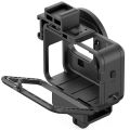 Ulanzi G9-4 For GoPro 11 10 9 Hero Black Plastic Vlog Case Cage Housing Case With Mic And Fill Light Cold Shoe Vlog Accessories. 