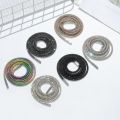 1Pcs Luxury Rhinestone Shoelaces Diamond Shoe Laces Sneakers Laces Shoes DIY Strings Women Round Shoelace 100/120/140/160CM.