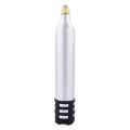 2PCS 0.6L Soda Maker Refillable Soda Spare Reusable Accessory for Soda Machines ,Black+Blue+Silver.