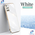 Cover Zone Samsung Galaxy A71 4G 6D Plating Soft Case Luxury Silicone Square Casing for Samsung A71 4G - Durable and Reliable - Phone Back Cover. 