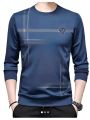 Blue Color Chaina Micro fib Long Sleeve Men's T-Shirt .. 