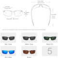 Genuine KINGSEVEN Polarized Men Aluminum Sunglasses Driving Mirror Lens Male Sun Glasses Aviation Women For Men Eyewear 9126. 