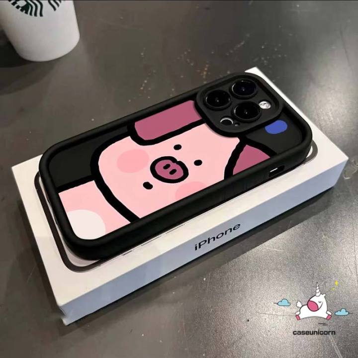 Cartoon%20Cute%20Pig%20Lovely%20Angel%20Eyes%20Case%20Compatible%20for%20IPhone%207Plus%20XR%20XS%20X%20Max%2011%2015%2014%2013%2012%20Pro%20Max%207%2015%206%208%206S%20Plus%20SE%202020%20Couples%20Shockproof%20Soft%20Back%20Phone%20Cover%20-%20Image%205