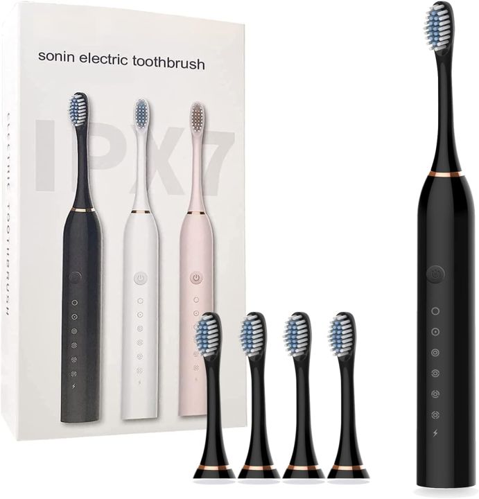 Rechargeable%20Sonic%20Electric%20Toothbrush%20for%20Adults%20and%20Kids,%20Deep%20Cleaning%20Whitening%20Toothbrush%20with%204%20Replacement%20Brush%20Heads,%206%20Brushing%20Modes,%20Smart%202-Minute%20Timer%20and%20IPX7%20Waterproof%20Design%20-%20Image%202