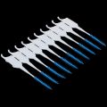 200Pcs/Box Soft Silicone Dental Floss Interdental Brush Disposable Teeth Stick Toothpicks Floss Tooth Pick Oral Care Brush Clean.