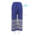 Fashion Trend Soft China Linen Fabrics Print Plazzo For Woman.