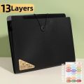 13 Layers A4 File Folder Storage Bag Test Paper Desktop Tool School Stationery Office Supplies.