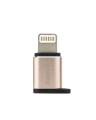 Micro USB to Lightening Converter Adapter - Gold. 