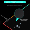 Rgb Gaming Mouse Pad With Backlit Keyboard Pad: Enhance Your Gaming Setup With Vibrant Lighting Mousepad.