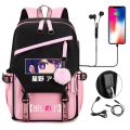 School Bags for Girls Boys Anime Oshi No Ko Ai Hoshino Schoolbag Teenager Travel Laptop Kawaii Canvas Book Bag Women's Backpack. 