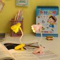 New Petal Mini Clip Night LED Folding Portable Eye Protection Table Light Student Dormitory Learning.