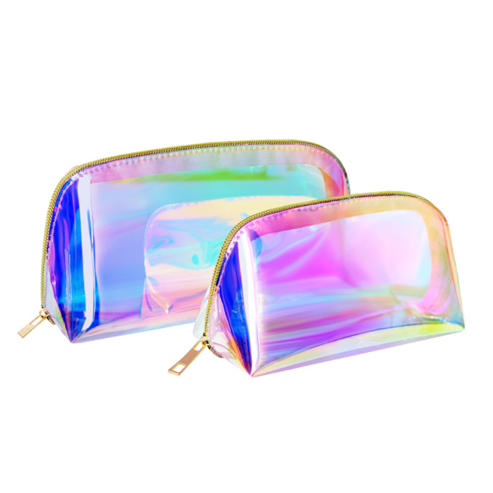 Waterproof Cosmetic Bag Durable PVC Material Storage Bag Makeup Bag Transparent Portable Travel Organizer for Travel Toiletries Organize Women's Accessory Beauty Essentials Personal Care Storage