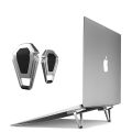 Telebrands As seen on TV Metal Foldable Laptop Stand Non-slip Base Bracket Support For Macbook Pro Air Lenovo Thinkpad PC Laptops Mini Cooling Stand Feet. 