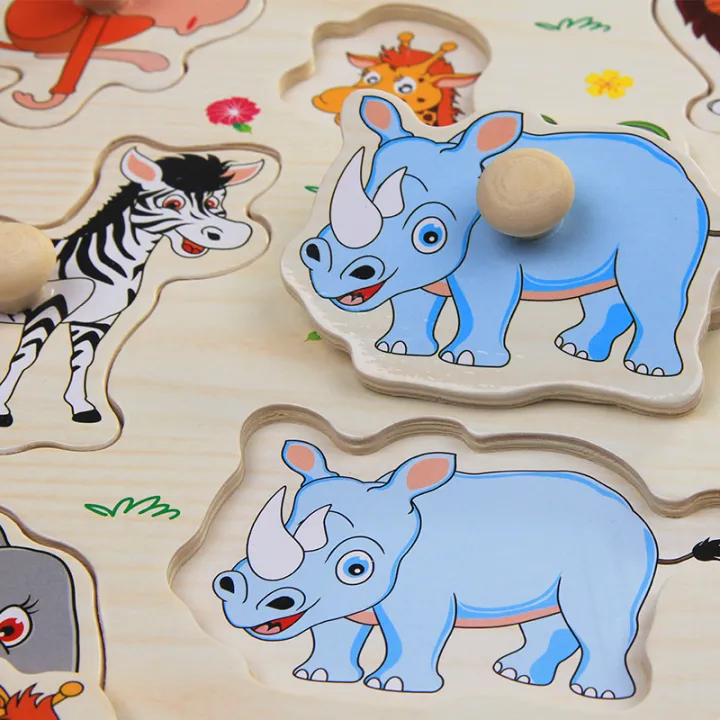 Wooden%20mixed%20batch%20children's%20building%20blocks%20puzzle%20toy%20wooden%20nail%20hand%20grab%20board%20-%20Image%202