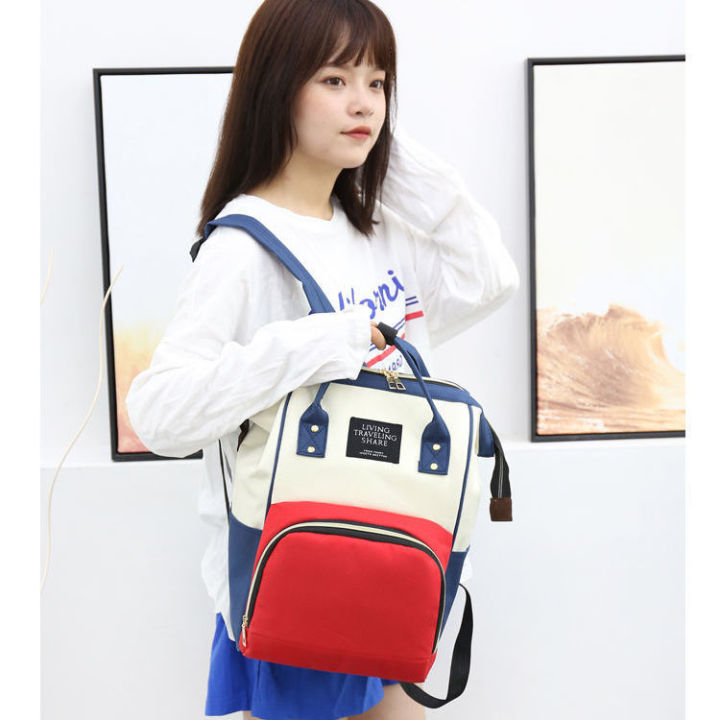 Mummy Bag Multi-Functional Large Capacity Backpack Fashion Women's New Outing Baby Diaper Bag Baby Mom Casual Travel Bag Women