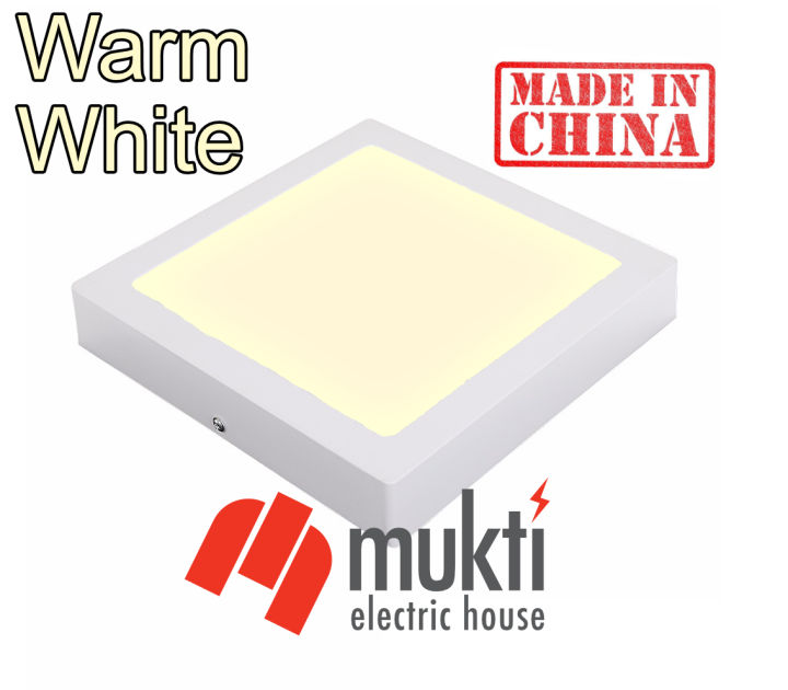 Imported%20China%2012%20Watt%20Square%20Surface%20Panel%20Warm%20White%20Down%20led%20light%20Wall%20Mounted%20Ceiling%2012W%20-%20Image%202