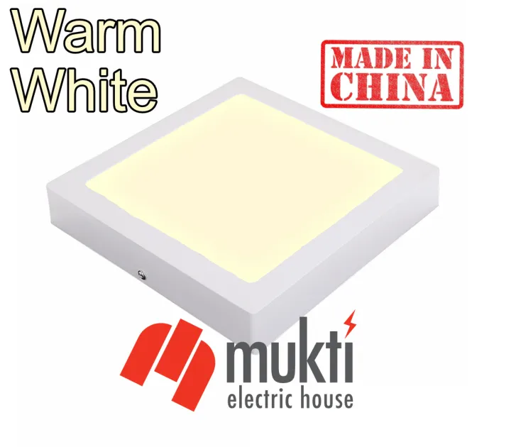 Imported%20China%2018%20Watt%20Square%20Surface%20Panel%20Warm%20White%20Down%20led%20light%20Wall%20Mounted%20Ceiling%2018W%20-%20Image%202
