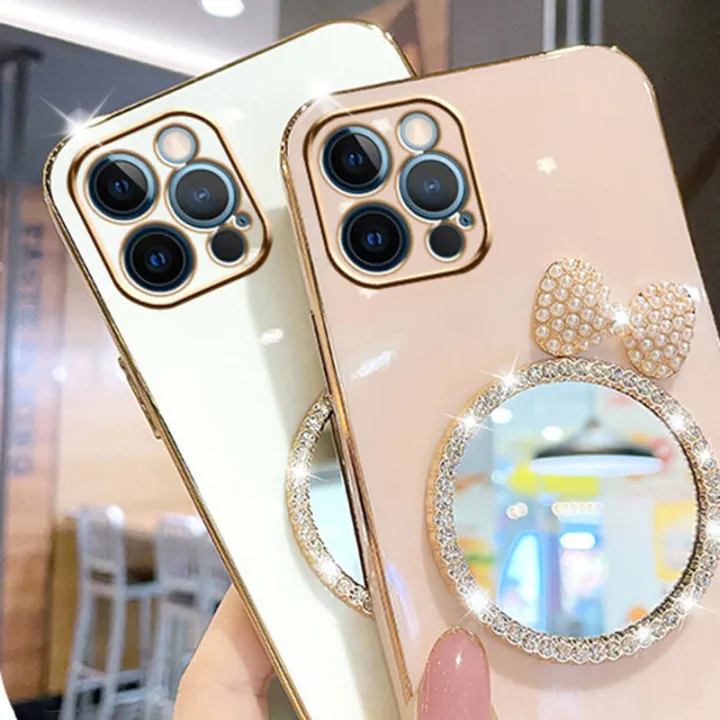 For%20OPPO%20A38%204G%20/%20A18%204G%20Back%20Cover%20with%20Bowknot%20Mirror%20Luxury%206D%20Plating%20Square%20Bumper%20Girls%20Makeup%20Casing%20Shiny%20Soft%20Silicone%20Full%20Camera%20Protection%20Pouch%20-%20Image%207