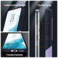 Anti-fall 2 in 1 Heavy Duty Armor Case For Samsung Galaxy S23+ Phone Case Shockproof Soft Casing Hard Back Cover.