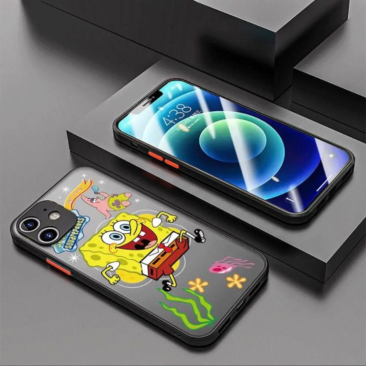 Cute%20S-SpongeBob%20Phone%20Case%20for%20Apple%20iPhone%2015%20Pro%20Max%2013%2014%20Plus%2012%20Mini%2011%20Pro%20XR%208%20SE%207%206S%20XS%20MAX%20Matte%20Shockproof%20Cover%20-%20Image%202