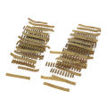 300PCS 30 Values 1/2W Carbon Film Resistors Kit 5% Metal Resistors Set 10-1M Ohm Carbon Film Resistors with Individually Labeled.