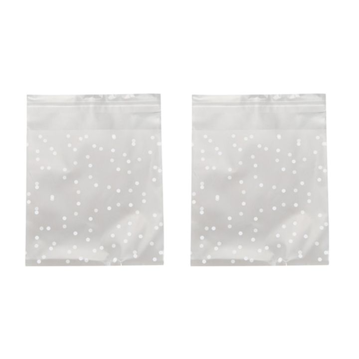 400Pcs Frosted Cute Dot Plastic Packaging Candy Biscuit Soap Packaging Bag Cake Packaging Self-Adhesive Sample Gift Bag