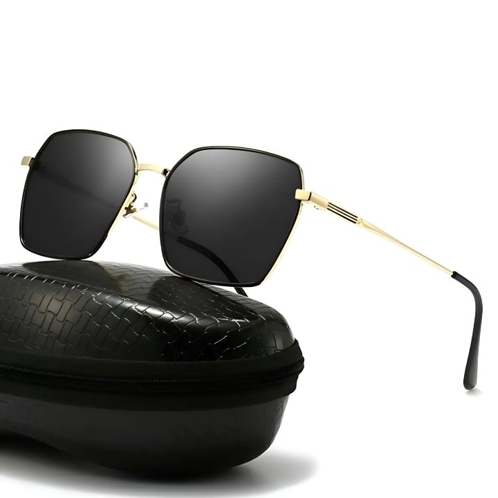 New Square Sunglasses Men Polarized Sunglasses Simple Style