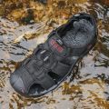 【Alien Alien】 Men's Sandals Summer Men Shoes Breathable Walking Beach Slippers Outdoor Sandals Flat Casual Male Shoes High Quality. 