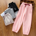YC Children's Sweatpants Spring and Autumn Boys Long Pants Girls 2024 New Baby Spring Clothes Medium and Big Kids Casual Sweatpants.
