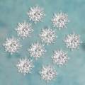 10Pcs Crystal Flower Button DIY Accessories Scrapbook Rhinestone Flatback Embellishment Hair. 