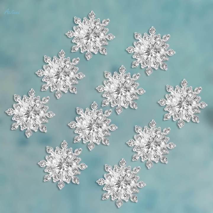 10Pcs%20Crystal%20Flower%20Button%20DIY%20Accessories%20Scrapbook%20Rhinestone%20Flatback%20Embellishment%20Hair%20-%20Image%207