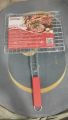 BBQ Net Holder Clip 9.5x14 inchi - Silver. 