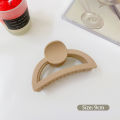 Jelly Grab Clip Women's 2024 New Hair Shark Hair Clip on the Back of the Head Large Hair Shark Clip Hair Volume Clip Simple Hairpin Headwear. 