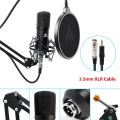 MAONO AU-A03 Podcast Studio Condenser Microphone with Boom Arm Kit For Youtube Record Vlog Livestream Gaming. 