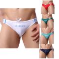 Men's Swimming Briefs Low Waist Bikini Panties Nylon Solid Color Swimsuit Quick-Drying Push Pad Shorts Beach Swimming Surf.