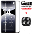 Fashions Curved Glas For Redmi Note 14 Pro 5G Tempered Glass Camera Lens Film Note14 Pro+ 14Pro Plus Note14Pro 14ProPlus Screen Protector. 
