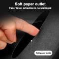 【Toy life hall】Car leather tissue box car sun visor tissue bag car interior central control storage box suitable for Honda CITY CIVIC HRV CRV Accord Odyssey VEZEL(# Black).