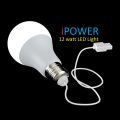 iPOWER Mini USB LED Light Bulb 12 Watt With USB Cable. 