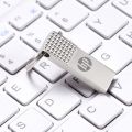 【 24h Ship+Ready stock】HP Pen Driver USB3.0 128GB 256GB 512GB Flash Drive 1TB 2TB USB Silver Metal With Key. 