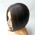 Short Bob Straight Hair Perm Dyeable Machine Made Soft Bob for Women. 