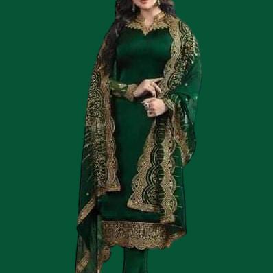 albela-Georgette embroidery work Free Size Exclusive Designer - Salwar kameez suits For women