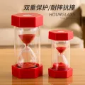 Hexagonal Sand Clock Timer Children's Safety Fall Protection Learning Restaurant Serving Time Glass Sand Clock Craft Gift. 